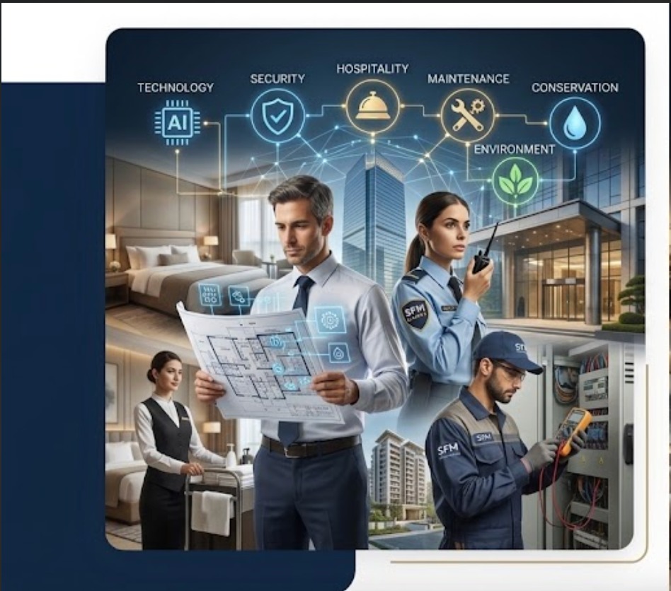 Surgeline Facilities Management team delivering integrated FM solutions across the UAE.